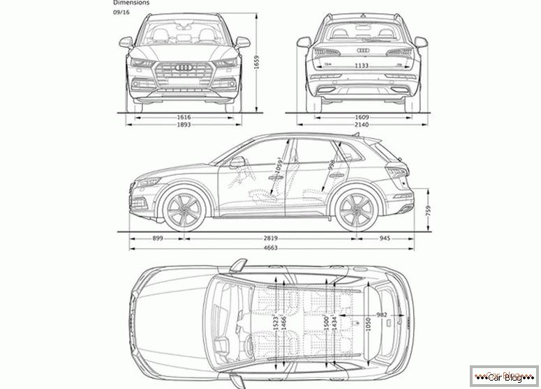 Specifikace Audi Q5