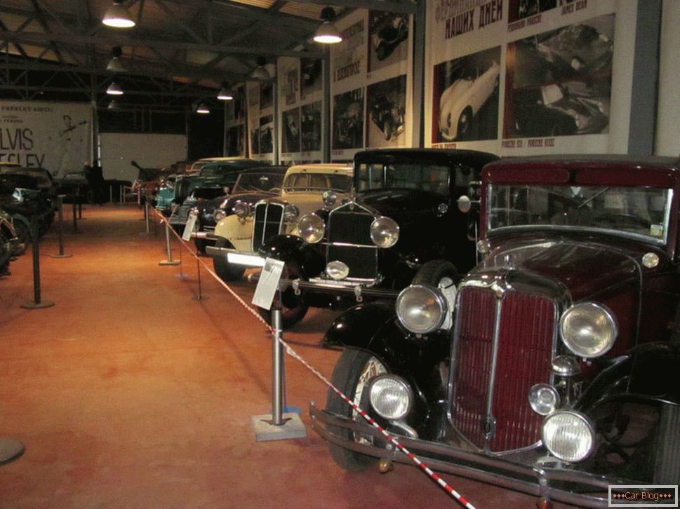 Muzeum retro automobilů v Zelenogorsku