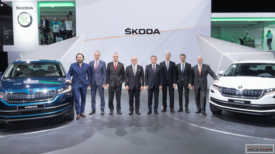 Češi na pařížském autosalonu představili přechod Škoda Kodiaq