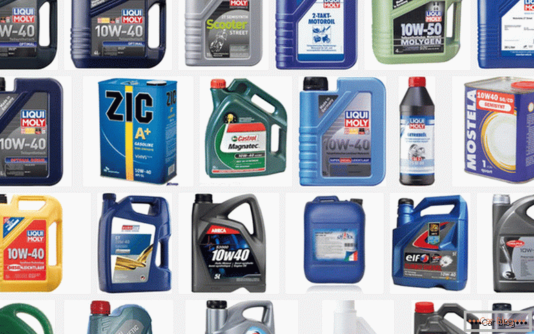 jak je výběr motorového oleje pro značku automobilu