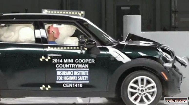 Bezpečnost vozu Mini Cooper