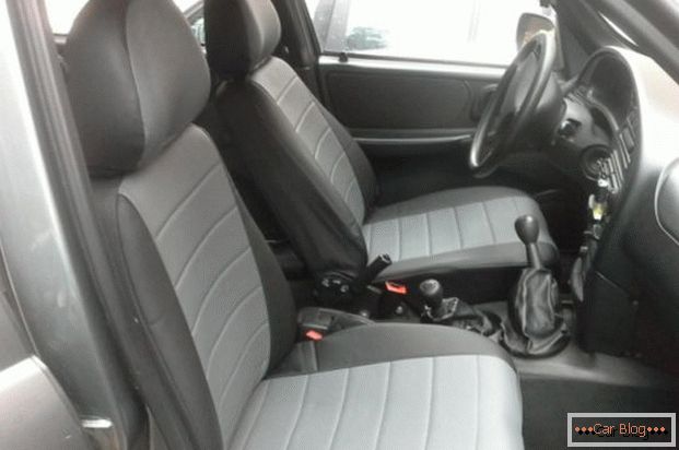 Salon Chevrolet Niva se ukázal jako prostorný, pohodlný a ergonomický