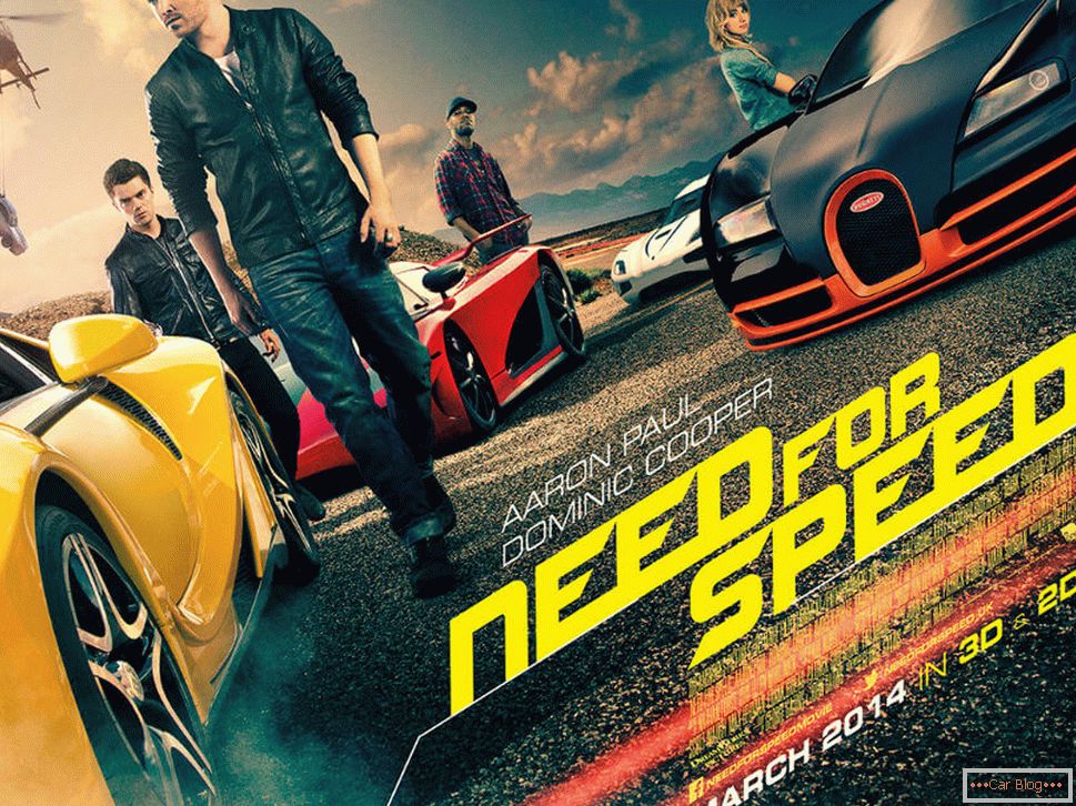 Plakát pro film Need for Speed