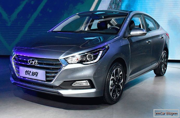 Čínská verze Hyundai Solaris