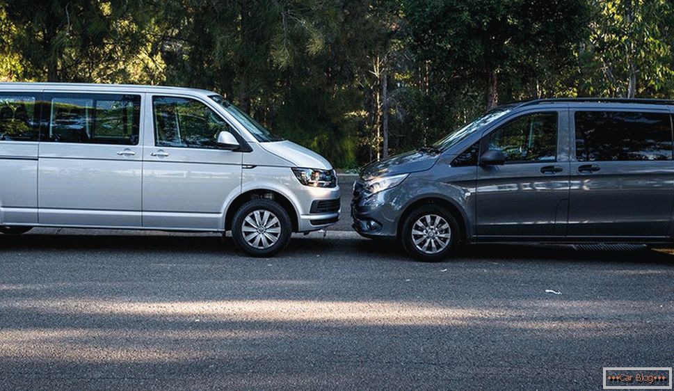 Který minivan si vyberete: Mercedes-Benz Vito nebo Volkswagen Transporter T5