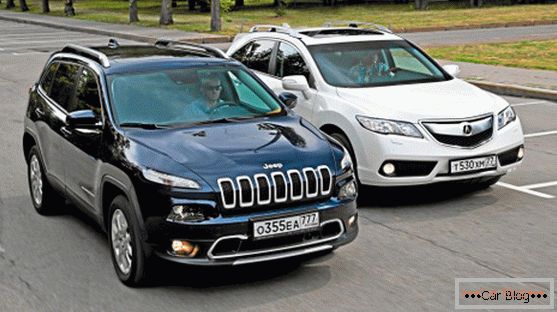 Srovnání Jeep Cherokee a Acura RDX