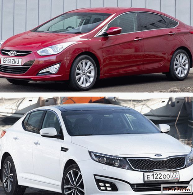 Automobily KIA Optima nebo Hyundai i40 - stejné ceny a různé vlastnosti