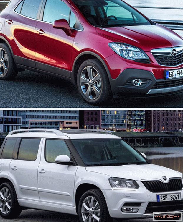 Несмотря на свои существенные различия, автомобили Opel Mokka a Škoda Yeti очень популярны среди автолюбителей