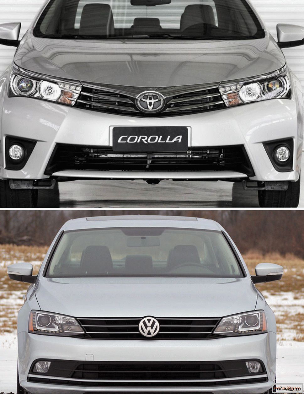 Toyota Corolla и Volkswagen Jetta