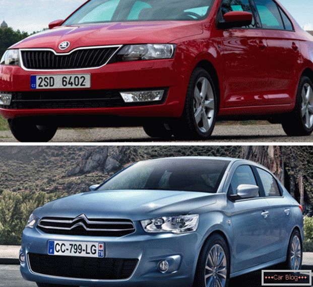 Srovnání vozů Škoda Rapid a Citroën S-Elise