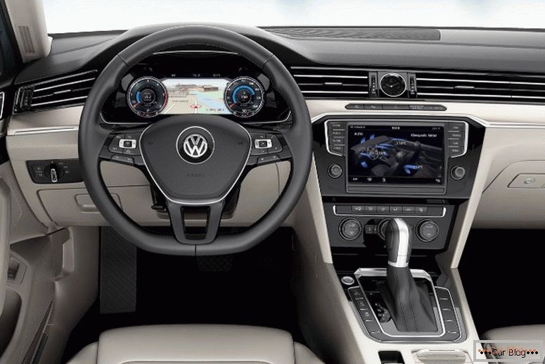Vnitřní provedení Volkswagen Passat B8