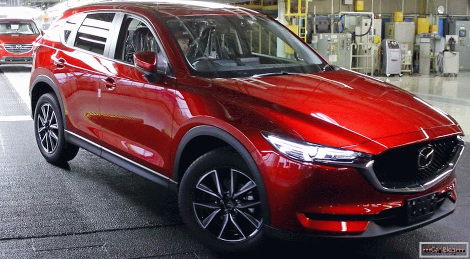 Японцы запустили в серийное производство новопоколенный Mazda CX-5 crossover